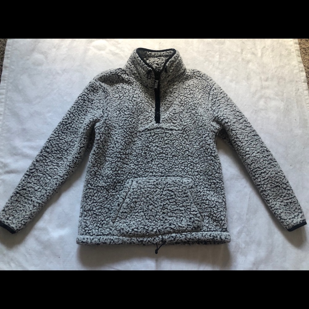 Half zip sweater jacket